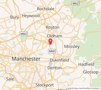 Map of Hollinwood, EnglandEngland