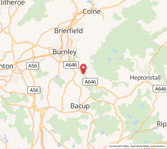 Map of Holme Chapel, EnglandEngland