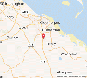 Map of Holton le Clay, EnglandEngland