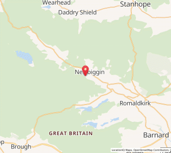 Map of Holwick, EnglandEngland