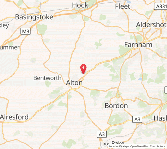 Map of Holybourne, EnglandEngland