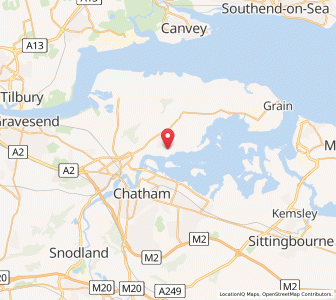 Map of Hoo, EnglandEngland