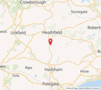 Map of Horam, EnglandEngland