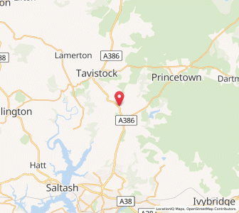 Map of Horrabridge, EnglandEngland