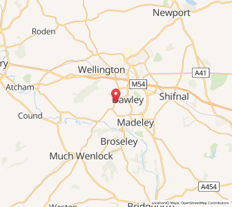 Map of Horsehay, EnglandEngland