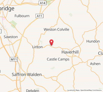 Map of Horseheath, EnglandEngland