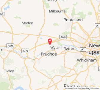 Map of Horsley, EnglandEngland