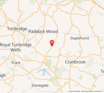 Map of Horsmonden, EnglandEngland