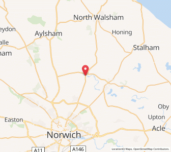 Map of Horstead, EnglandEngland