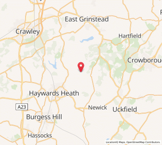 Map of Horsted Keynes, EnglandEngland