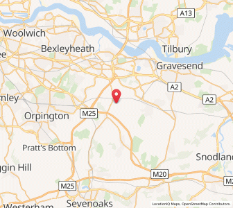 Map of Horton Kirby, EnglandEngland