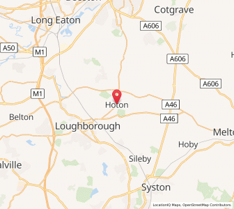 Map of Hoton, EnglandEngland
