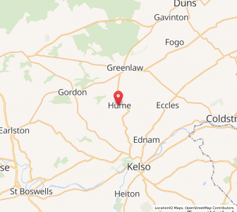 Map of Hume, ScotlandScotland