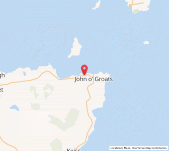 Map of Huna, ScotlandScotland