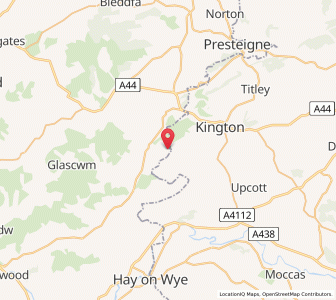 Map of Huntington, WalesWales