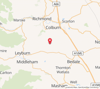 Map of Hunton, EnglandEngland
