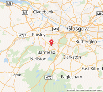 Map of Hurlet, ScotlandScotland