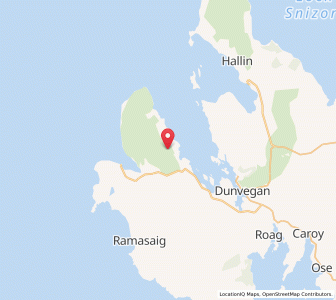 Map of Husabost, ScotlandScotland