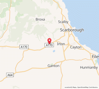 Map of Hutton Bushel, EnglandEngland