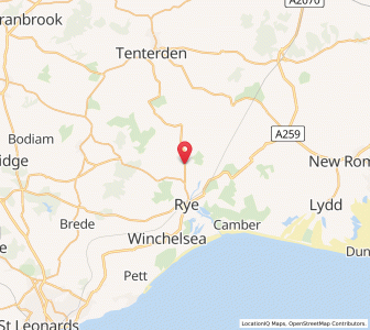 Map of Iden, EnglandEngland