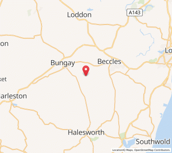 Map of Ilketshall Saint Andrew, EnglandEngland