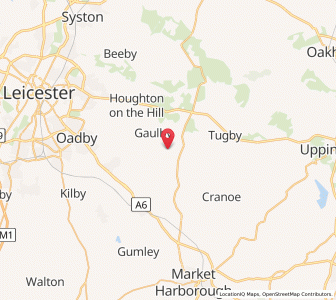 Map of Illston on the Hill, EnglandEngland