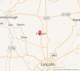 Map of Ingham, EnglandEngland