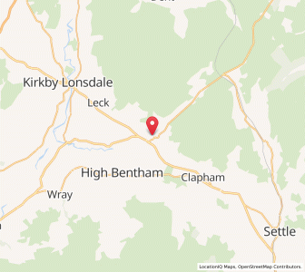 Map of Ingleton, EnglandEngland