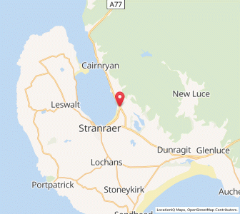 Map of Innermessan, ScotlandScotland