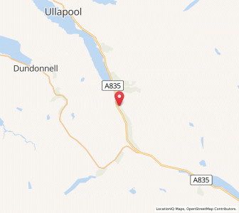 Map of Inverbroom, ScotlandScotland