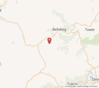 Map of Inverernan, ScotlandScotland