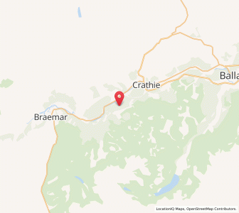 Map of Invergelder, ScotlandScotland