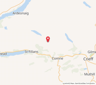 Map of Invergeldie, ScotlandScotland