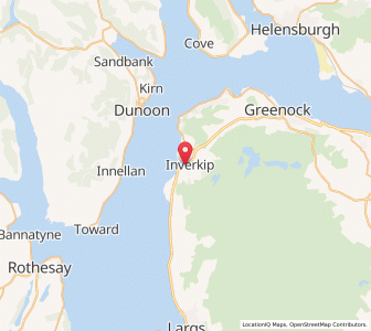Map of Inverkip, ScotlandScotland