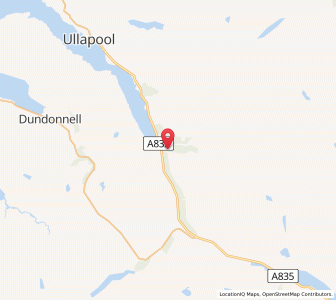 Map of Inverlael, ScotlandScotland