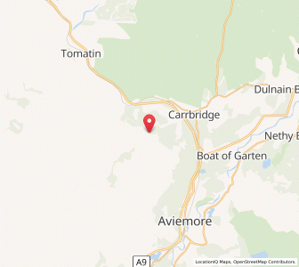 Map of Inverlaidnan, ScotlandScotland