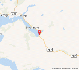 Map of Invershiel, ScotlandScotland