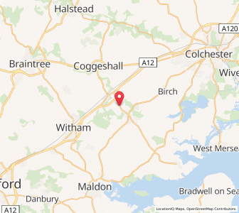 Map of Inworth, EnglandEngland