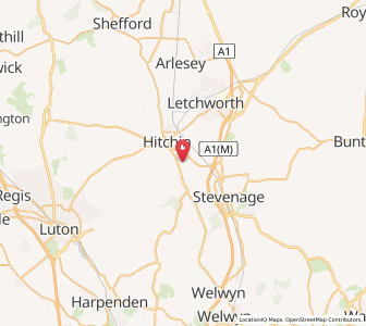 Map of Ippollitts, EnglandEngland