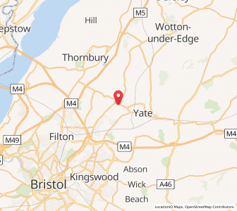 Map of Iron Acton, EnglandEngland