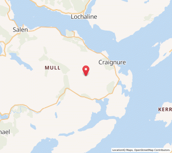 Map of Isle Of Mull, ScotlandScotland