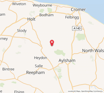 Map of Itteringham, EnglandEngland