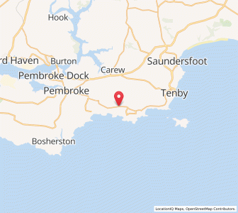 Map of Jameston, WalesWales