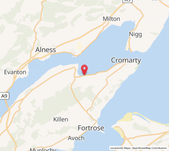 Map of Jemimaville, ScotlandScotland