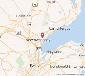 Map of Jordanstown, Northern IrelandNorthern Ireland