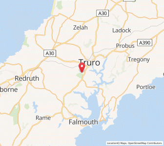 Map of Kea, EnglandEngland