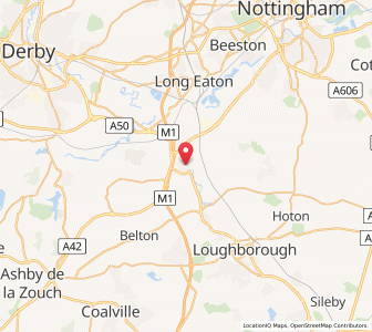 Map of Kegworth, EnglandEngland