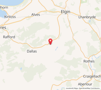 Map of Kellas, ScotlandScotland