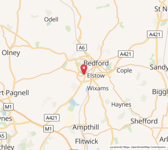 Map of Kempston, EnglandEngland
