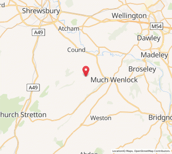 Map of Kenley, EnglandEngland